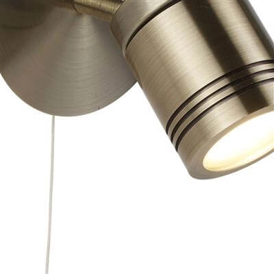 Antiker Badezimmerstrahler Samson Bronze Searchlight 5053423096735