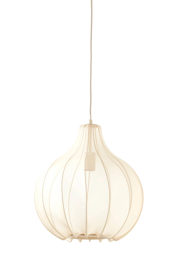 Cremefarbene Pendelleuchte Elati Ø 39cm japandi Light & Living 8717807702724