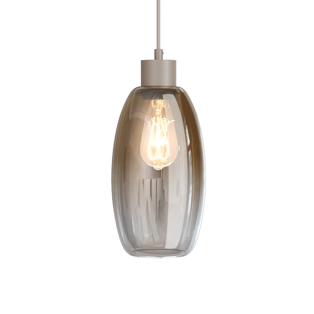 Glas-Pendellampe Olive 3x Ø 15 cm – Sand Masterlight 8718121393988