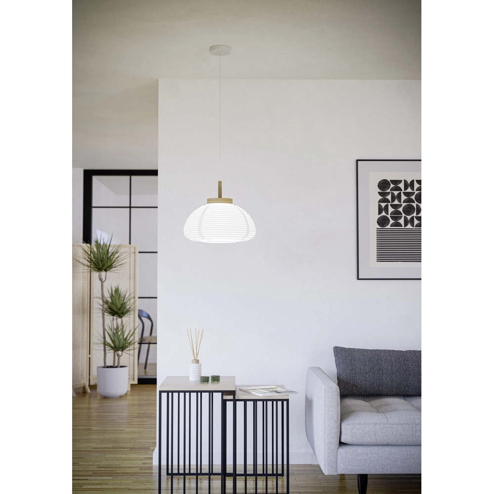 Pendellampe Summerhill Ø 55cm – Reisepapier Eglo 9002759440657