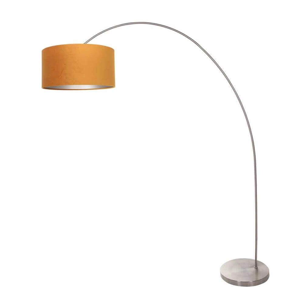 Bogenlampe Solva Metall mit goldener Kappe Steinhauer 8712746174847