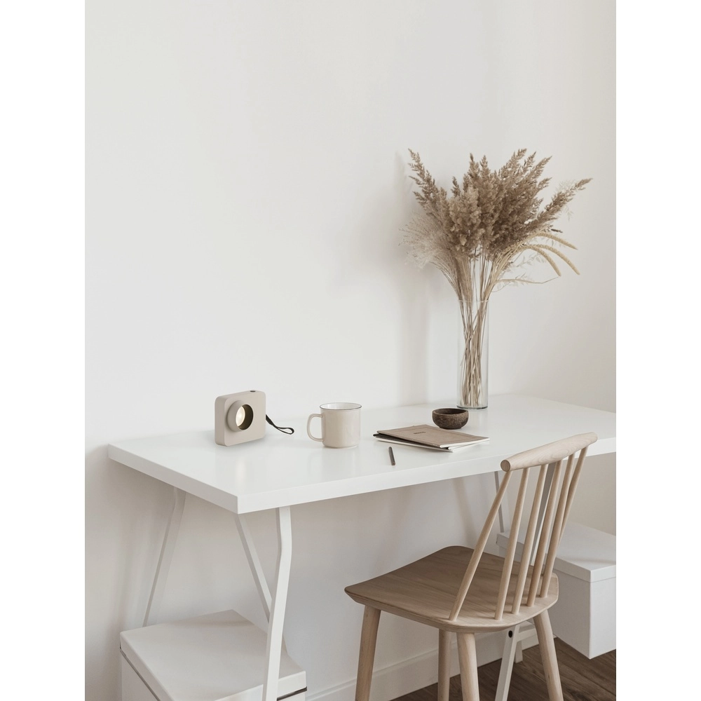 Wiederaufladbare Tischleuchte Kedros beige Lyora 5212017464118