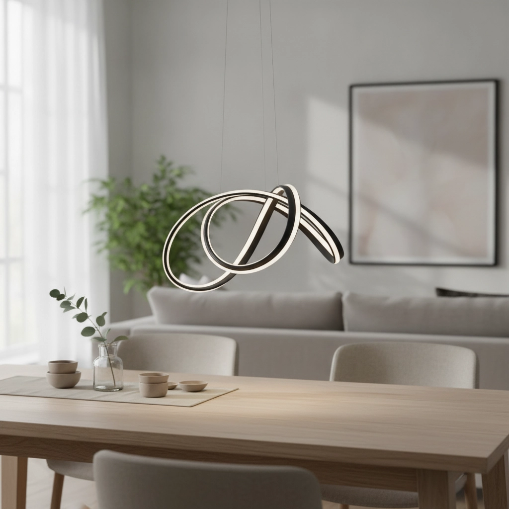 Design-Pendelleuchte Truno schwarz