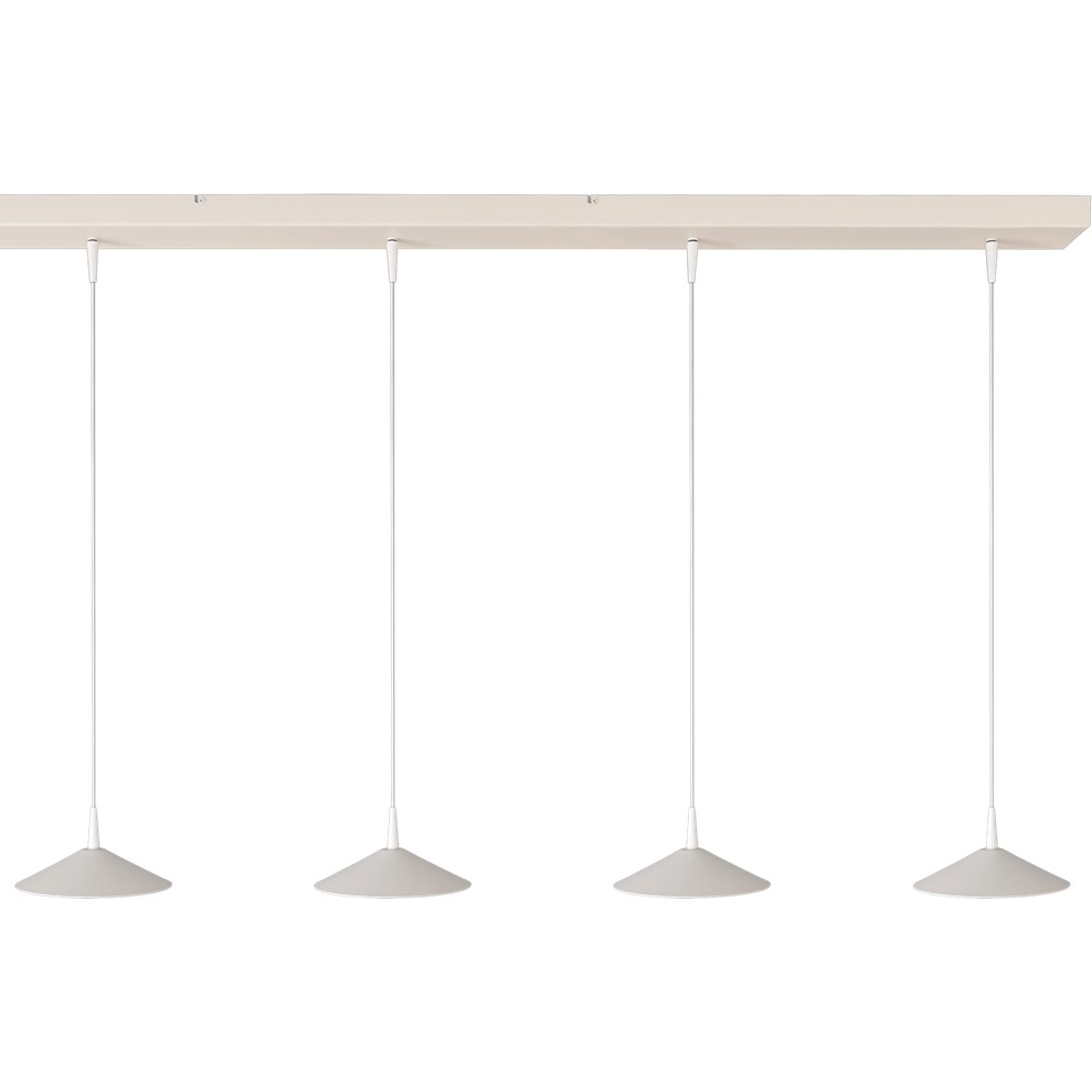 5-Licht Pendellampe Ceppo weißer Ø 18 cm Masterlight 8718121352015
