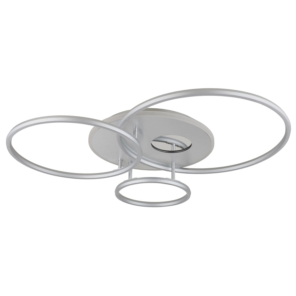 Moderne Deckenlampe Invertina Silbergrau 90 cm Globo 9007371575404