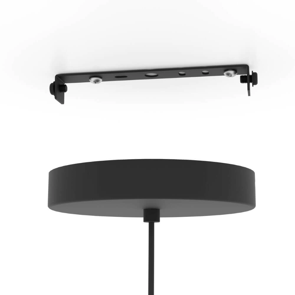 Schwarze Hängelampe Ginestrone-Z Ø 45cm Ausführung Eglo 9008606270507