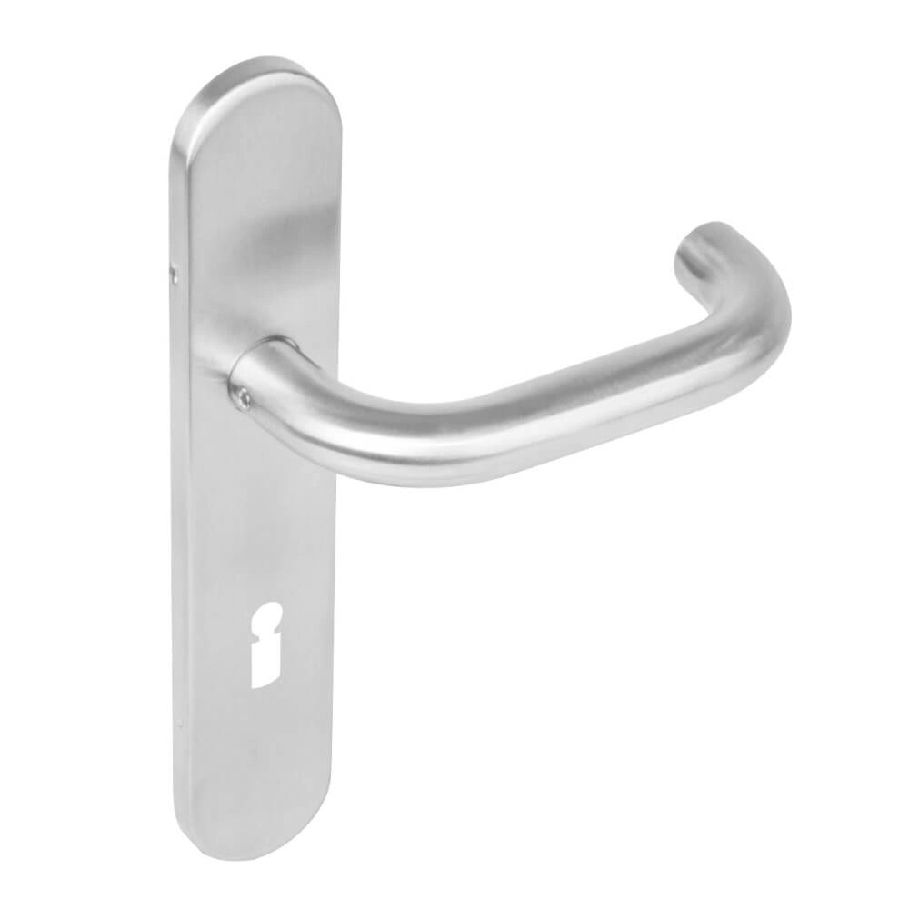 Türklinke Rond Schlüsselloch 72mm Edelstahl Intersteel 8714186176191