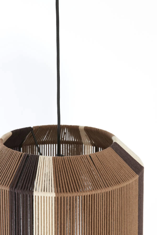 Pendelleuchte Kozana braun Ø 36cm Light & Living 8717807758783