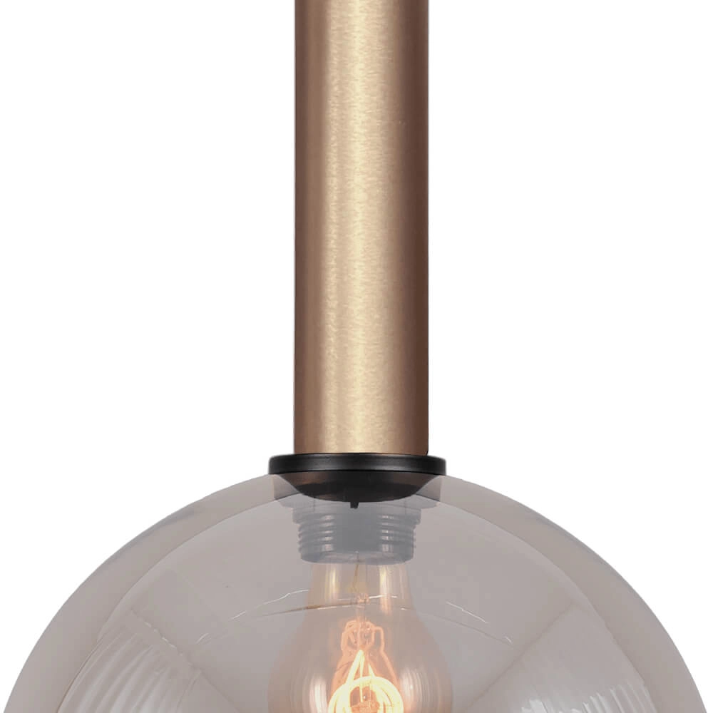 Hängelampe Ø 25cm Bella 2 Messinggold mit Goldglas Masterlight 8718121333939
