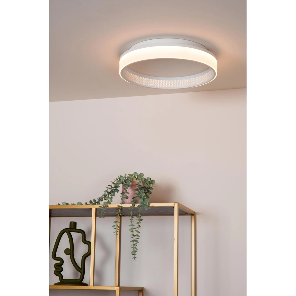 Design-Deckenlicht Estreja Ø 40 cm weiß Lucide 5411212712813
