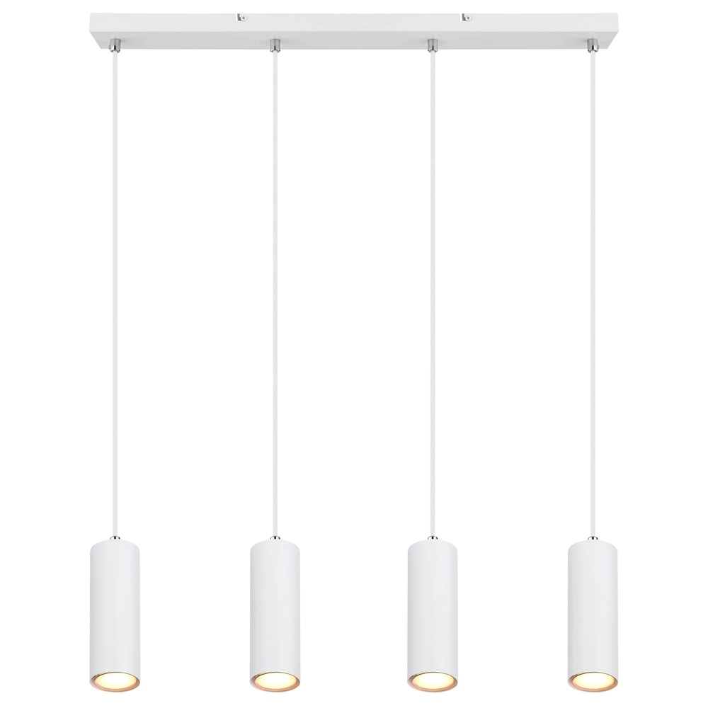 Pendellampe Robby 4-Licht weiß Globo 9007371436545