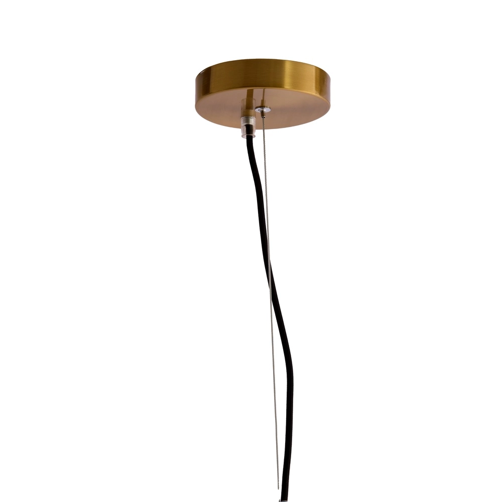 Glas-Pendellampe Leona Ø 40cm – Bernsteinglas Light & Living 8717807834029