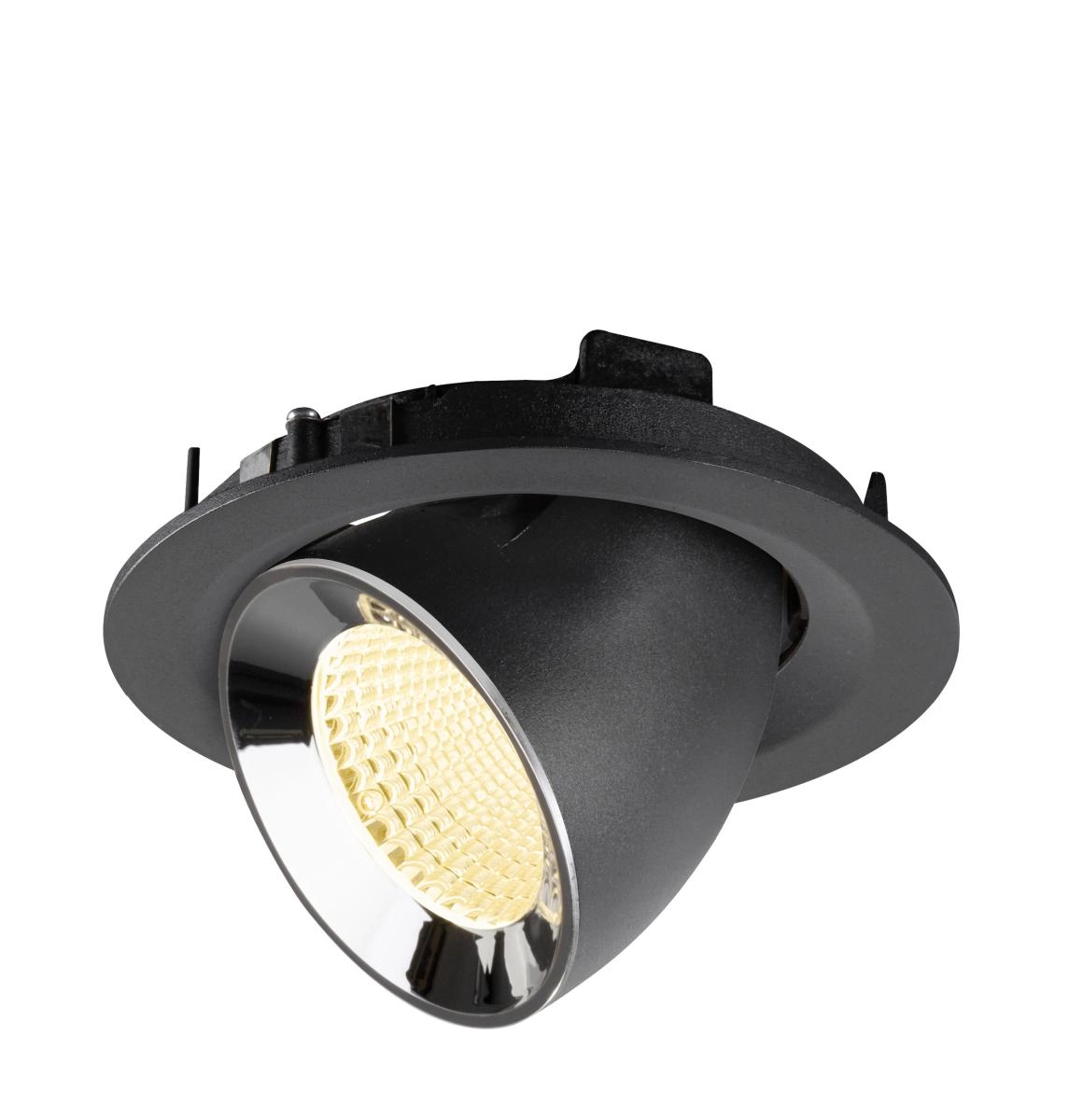 Einbau-Strahler Numinos Gimble M schwarz/chrom 3000K - 40gr SLV 4024163311908