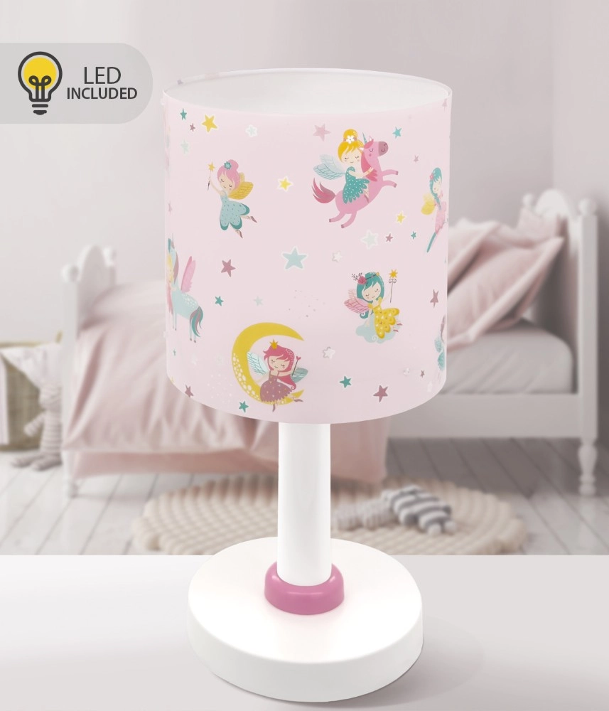 Tischleuchte für Kinderzimmer Fairy Dreams rosa Dalber 8420406002255