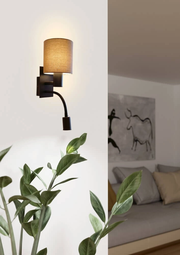 Nachttischlampe mit Leselampe Pasteri Eglo 9008606251728