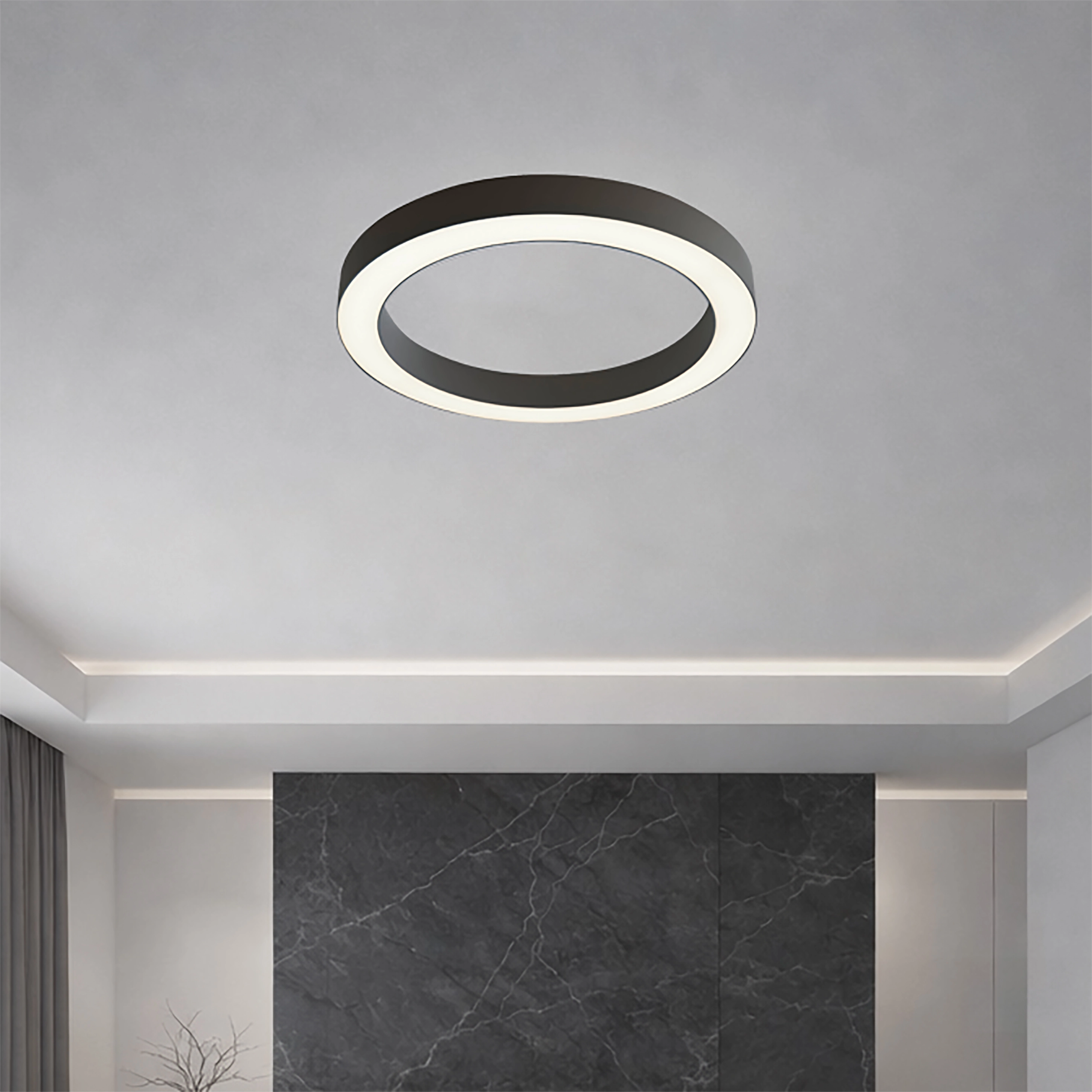 Design-Deckenlampe Hey-lo schwarz Ø 60cm Lyora 5053423315164