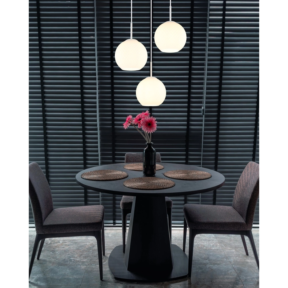 Weiße Pendellampe Andre 3-Lampen-Design Globo 9007371586462