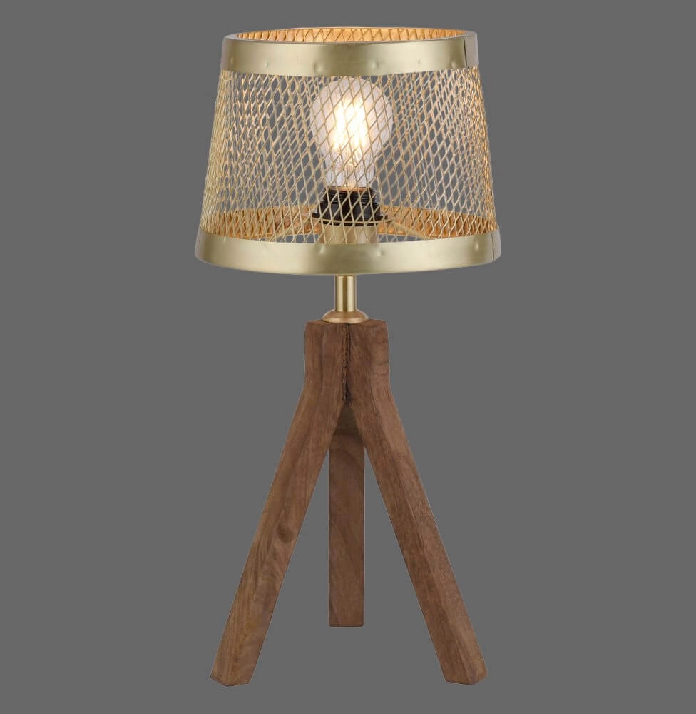 Tischlampe Frederik Messing Just Light 4043689976170