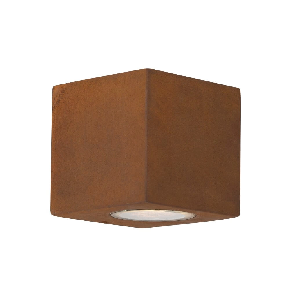 Wall spotlight Levi corten down