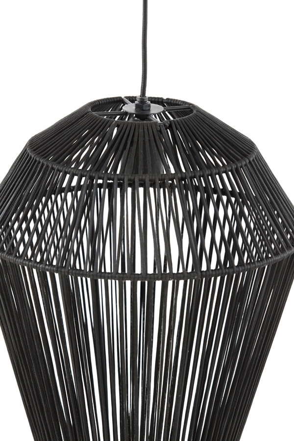 Böhmische Pendelleuchte Deya schwarz Ø 45cm Light & Living 8717807681166