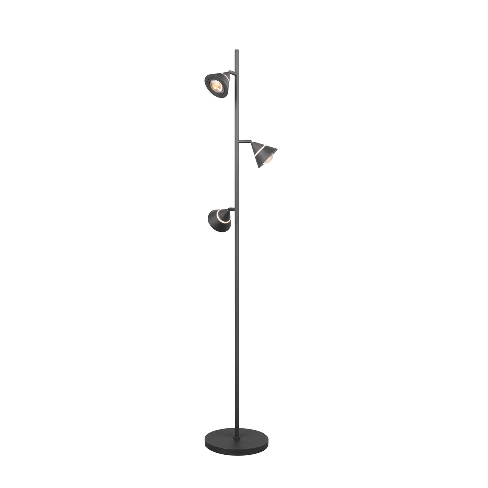 Stehlampe Romeo schwarz Trio 4017807675399