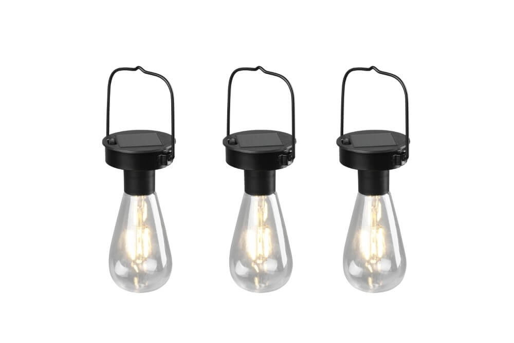 Solarleuchten Campus 3er-Set Trio 4017807529432