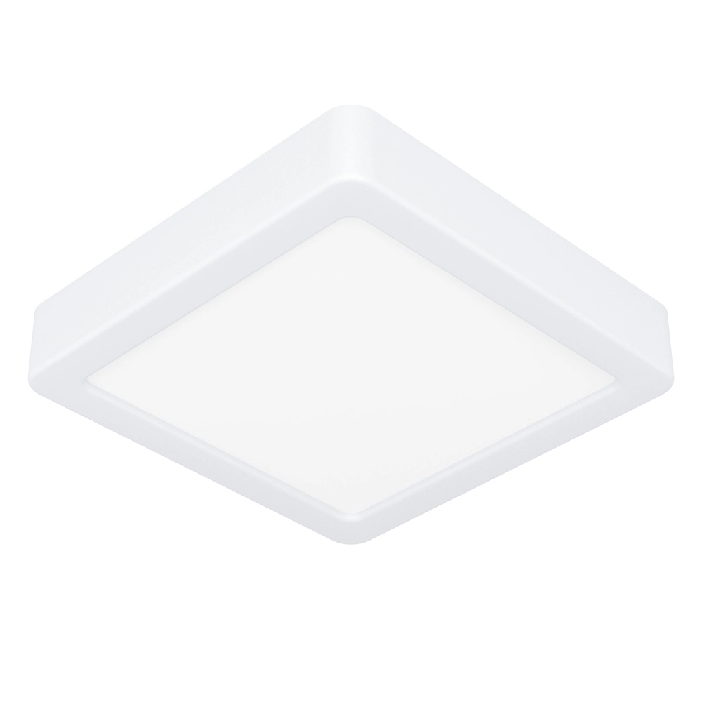 Deckenlicht IP44 Fueva 6 Quadrat – Weiß – 15x15 cm