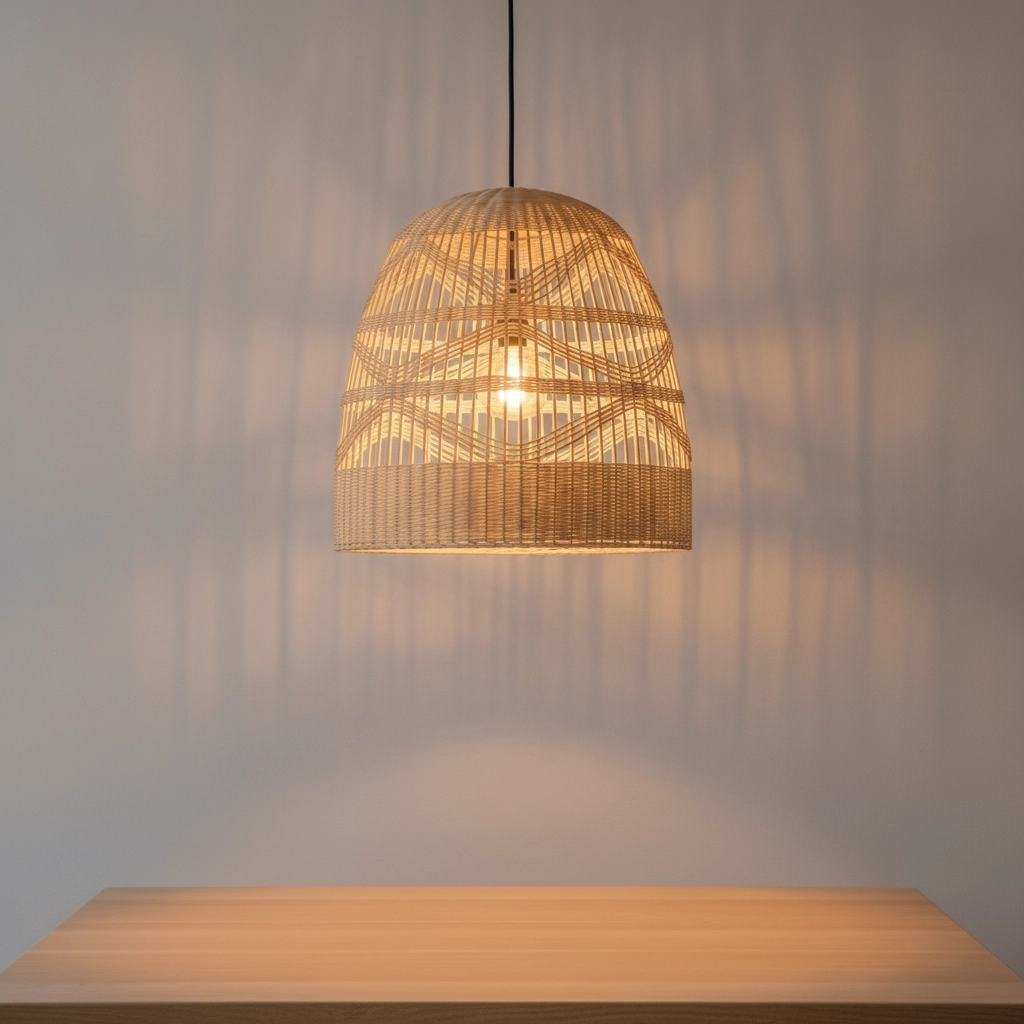 Rattan Pendelleuchte Marlo Ø 46cm