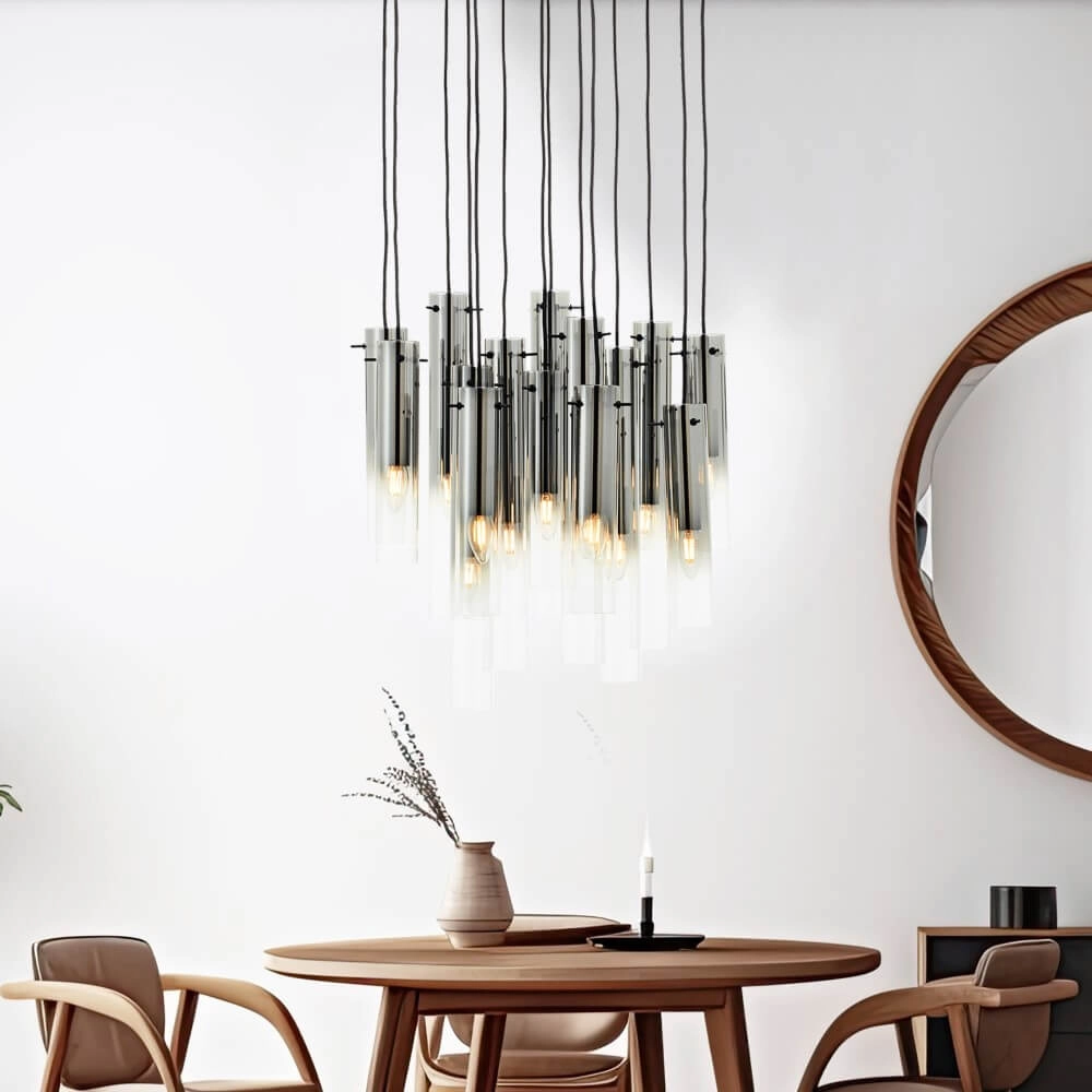 Hängelampe mit 14 Leuchten Glasini Ø 52cm Brilliant 4004353429590