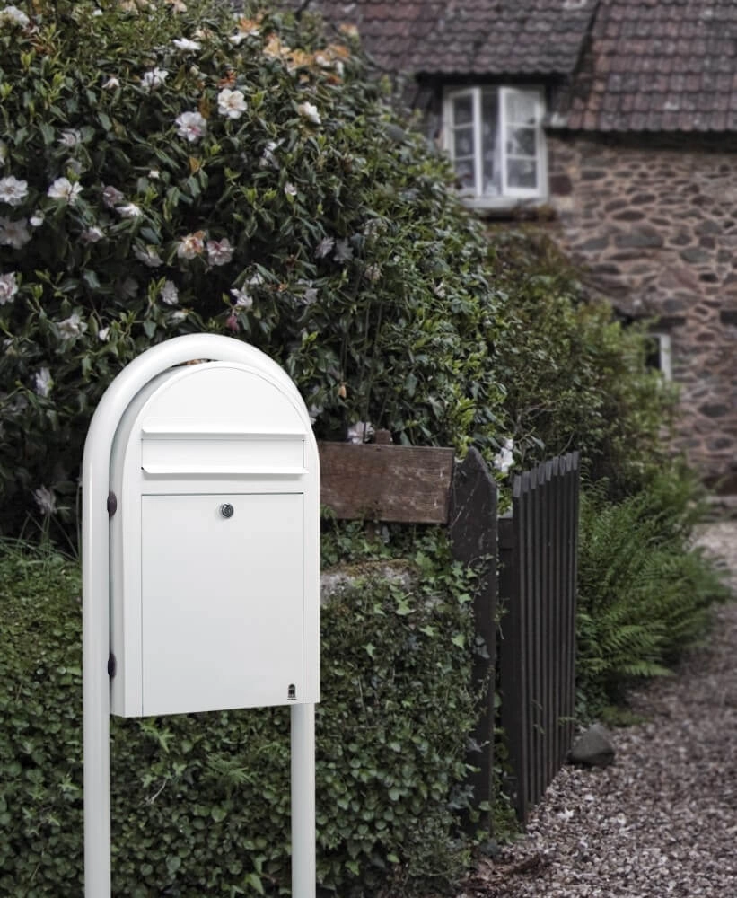 Briefkasten Classic S 9016 Weiß Bobi 6417237039071