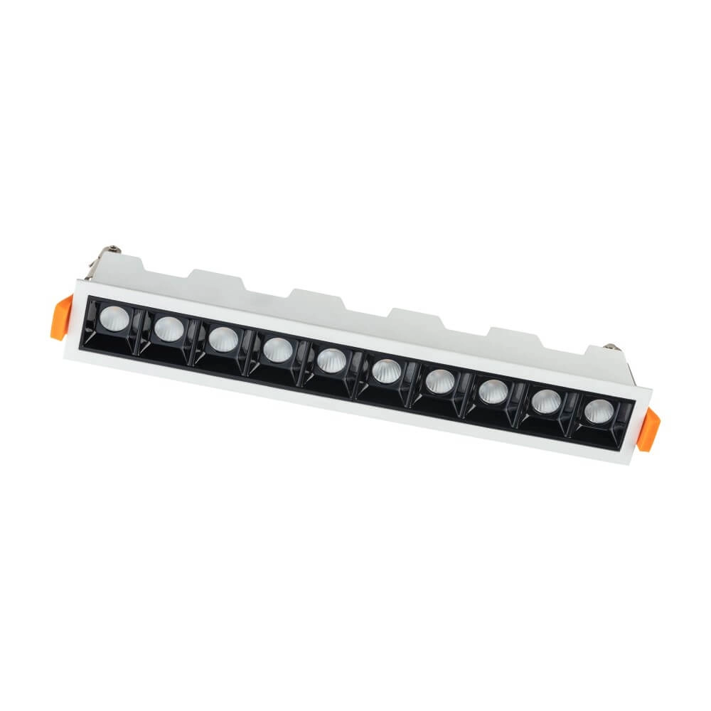 Weißer Einbaustrahler Midi Led 10x1 LEDs - 3000K