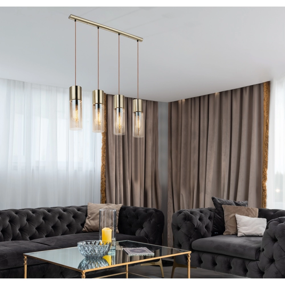 4-Licht Pendellampe Annika Golddesign Globo 9007371370214