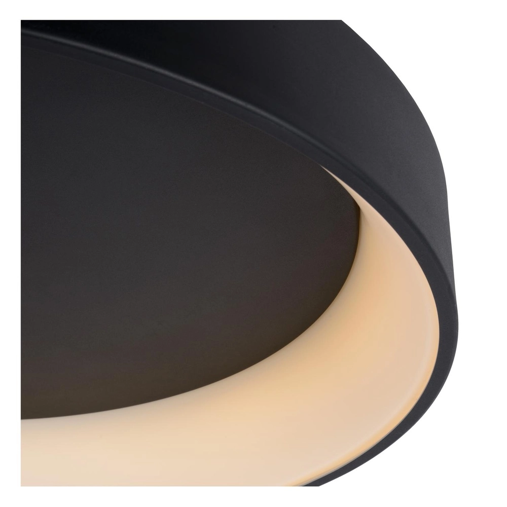 Deckenlicht Talowe Led Ø 30cm schwarz Lucide 5411212460615