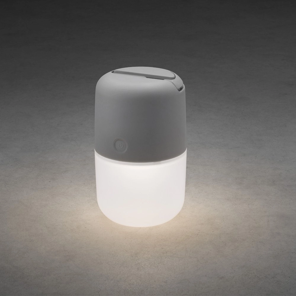 Gartentischlampe Asissi 19,5 cm grau KonstSmide 7318308053028