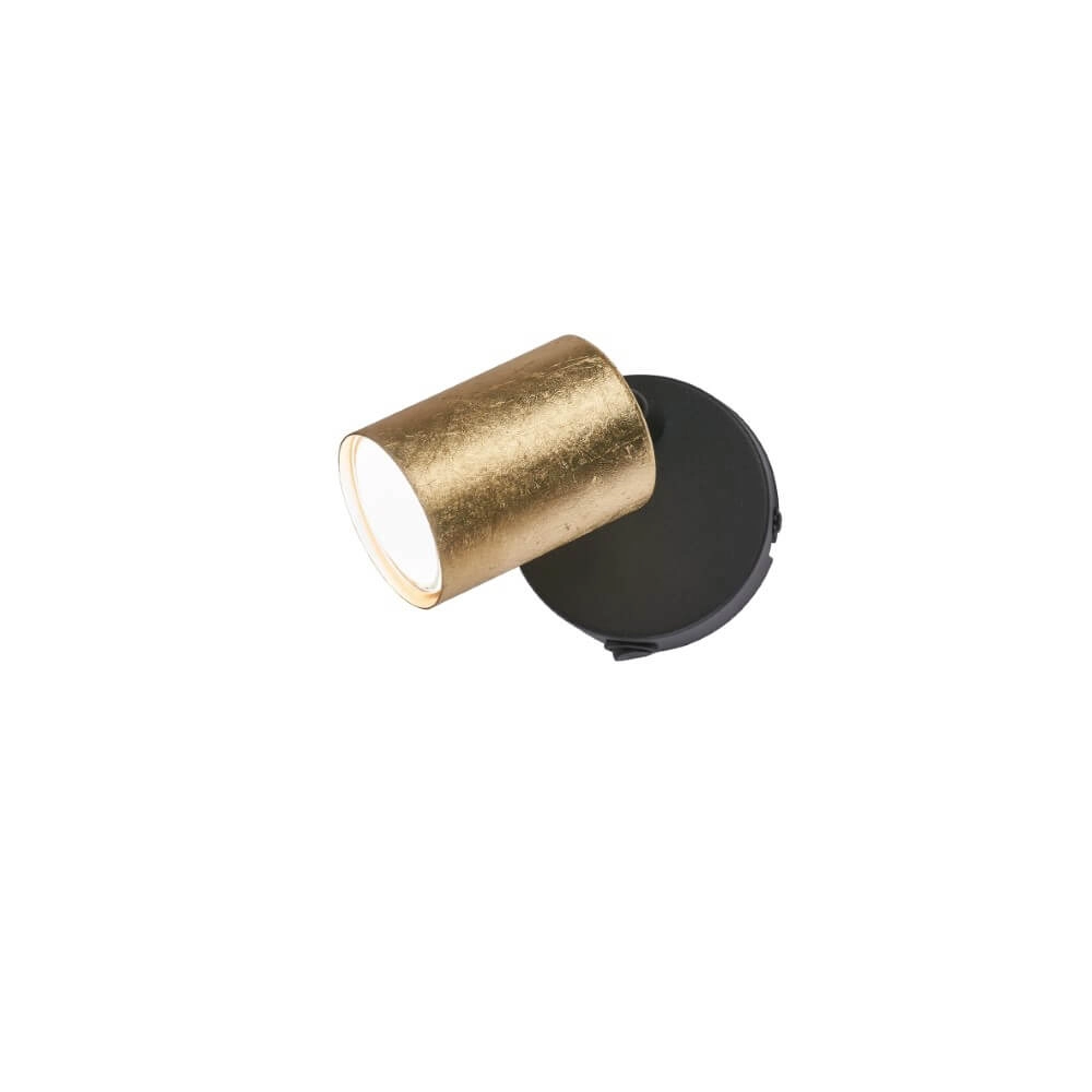 Wandlampe Vano schwarz mit gold Fischer & Honsel 4003694304979
