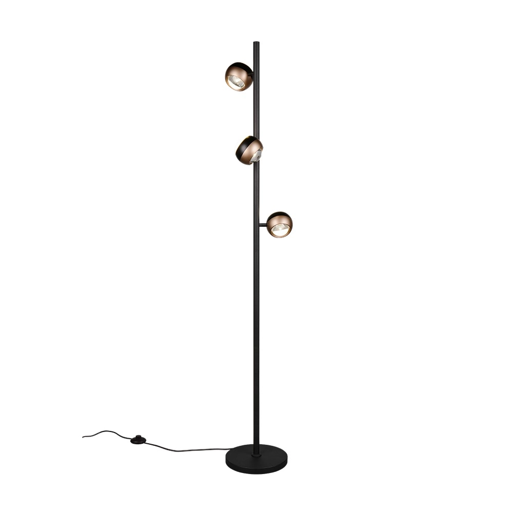 Design-Stehlampe Orbit Schwarz Trio 4017807619065