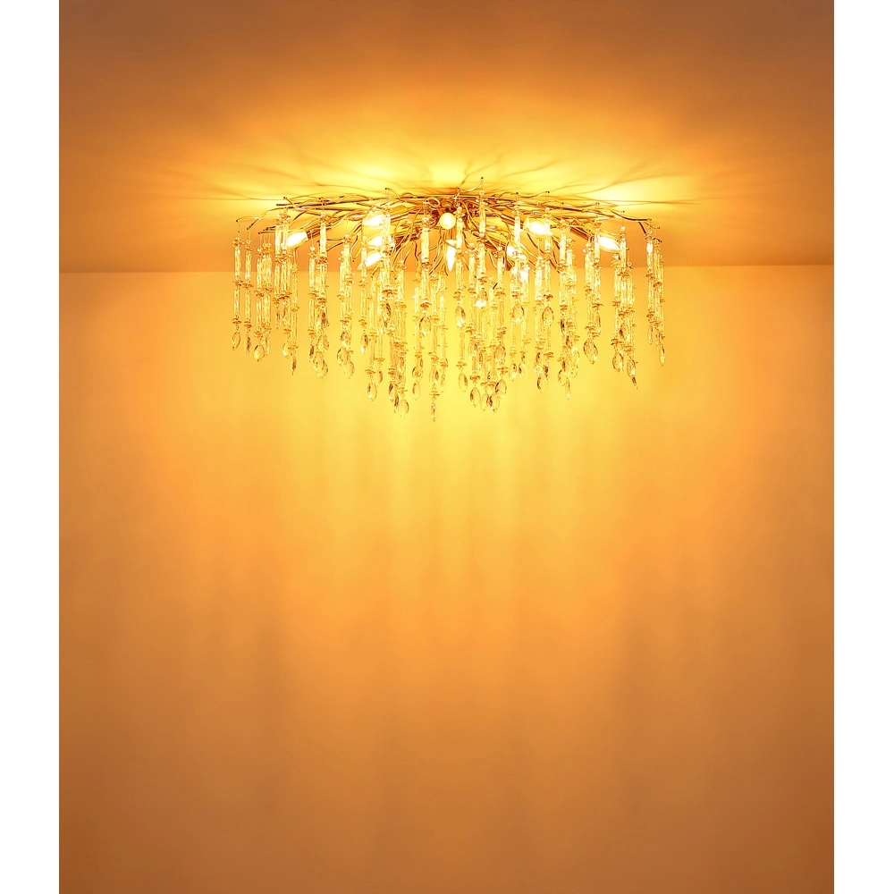 Deckenlampe Gloria 100 cm Gold Globo 9007371575985