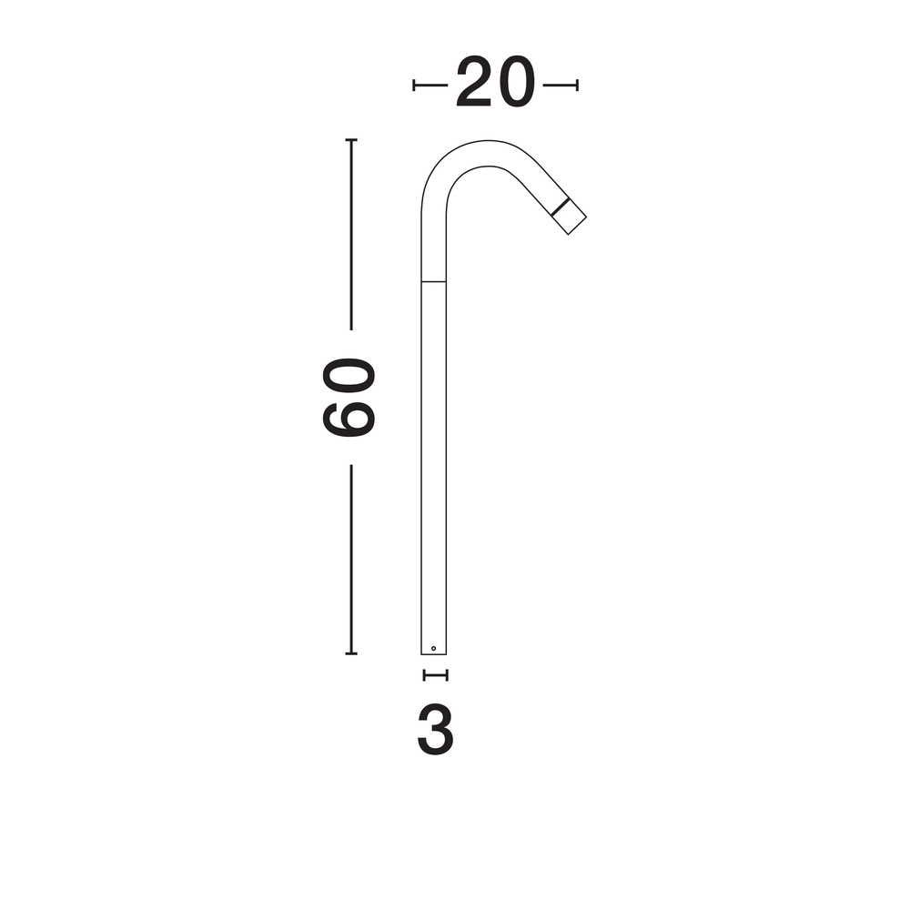 Design-Bahn-Beleuchtung Gream 60cm Lyora 5212017453921