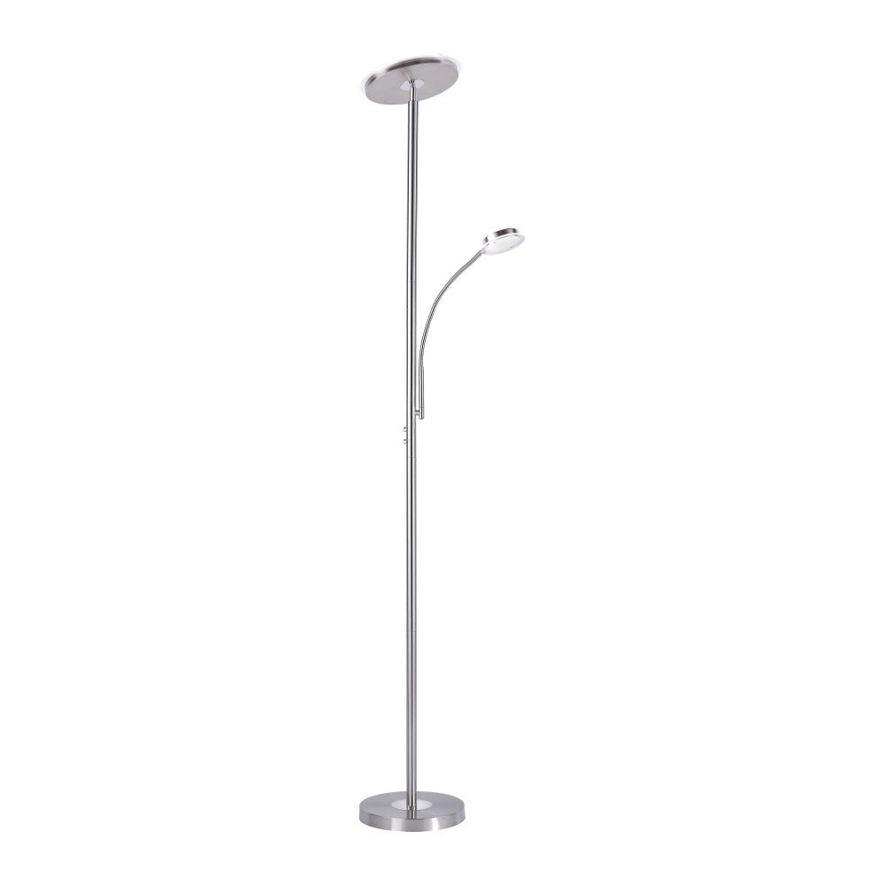 Leselampe Hans Round grau Just Light 4043689946852