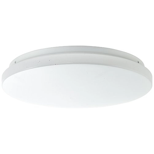 Weiße Deckenleuchte Farica Starry 29,5 cm mit Sterneffekt