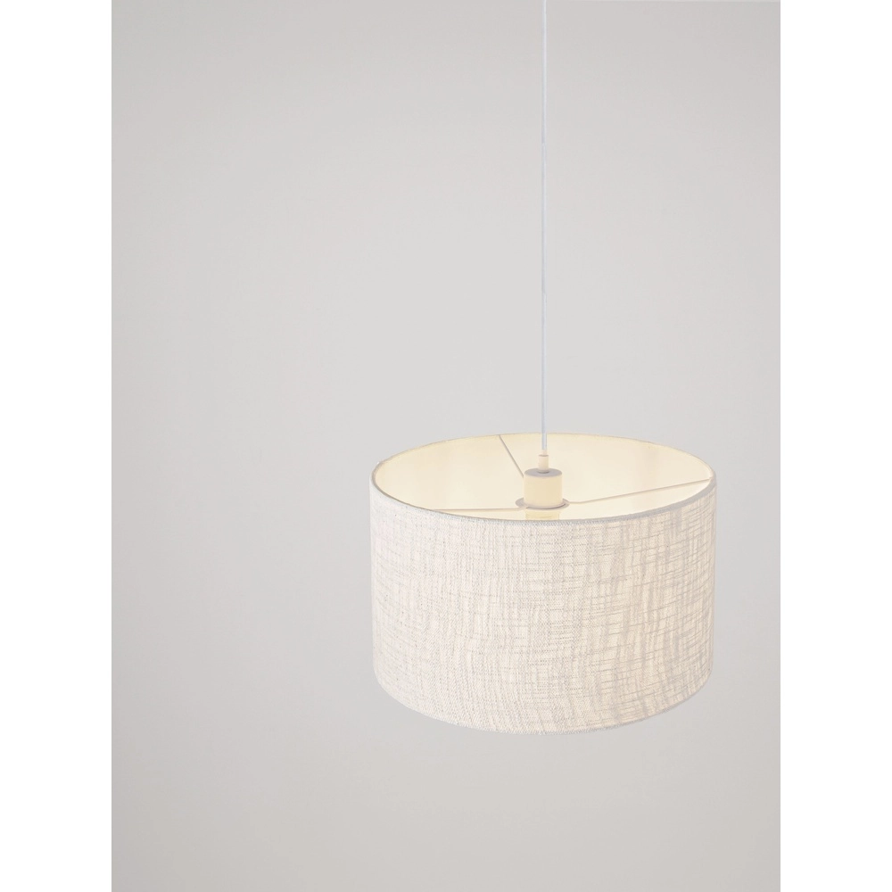 Leinen-Pendellampe Karen Ø 40cm Lyora 5212017493958
