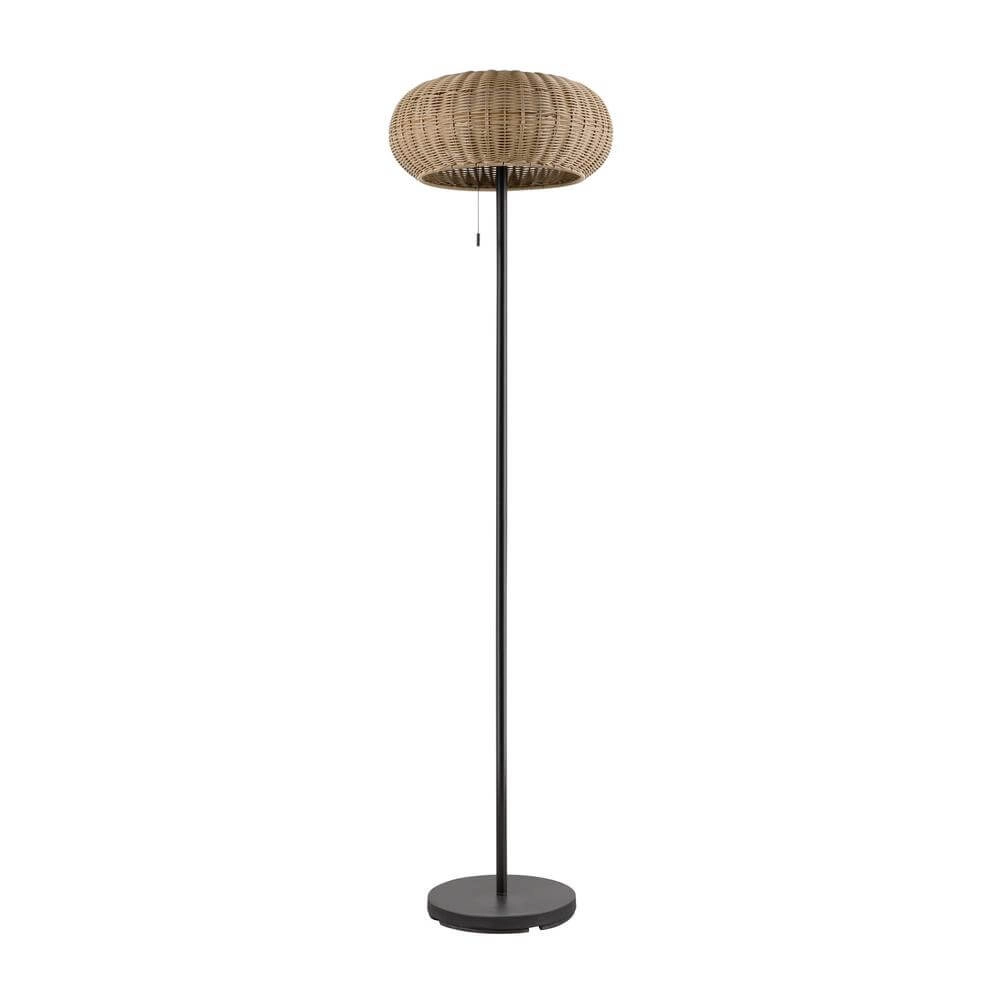 Stehlampe Adegan Solar Solar-Rattan SLV 4024163296632
