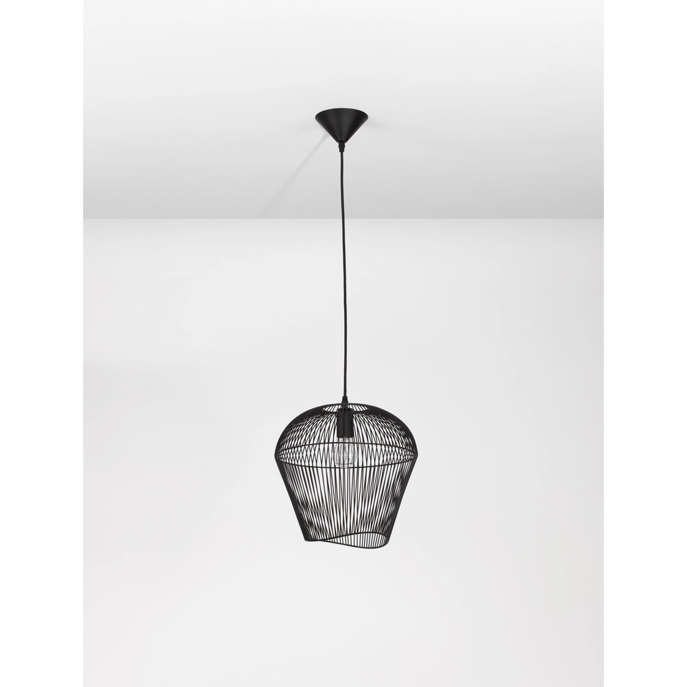 Böhmische Pendelleuchte Bredo Ø 31,5cm schwarz Lyora 5212017438911