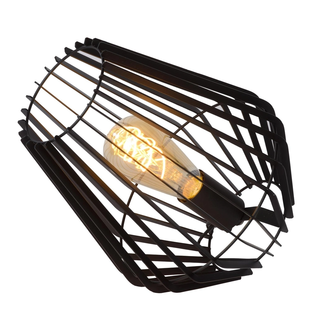 Tischlampe Reda Schwarz Lucide 5411212782496