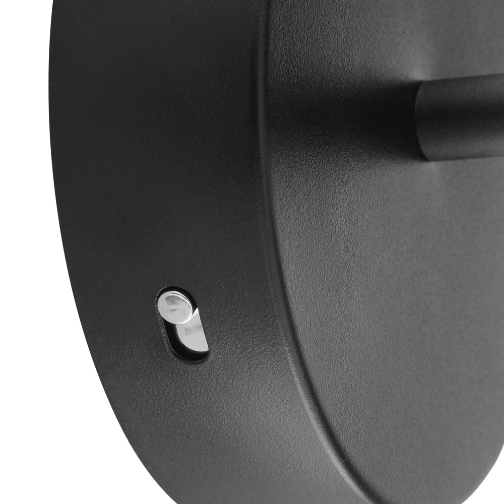Wandlicht Axion Schwarz mit Braun Brilliant 4004353477140