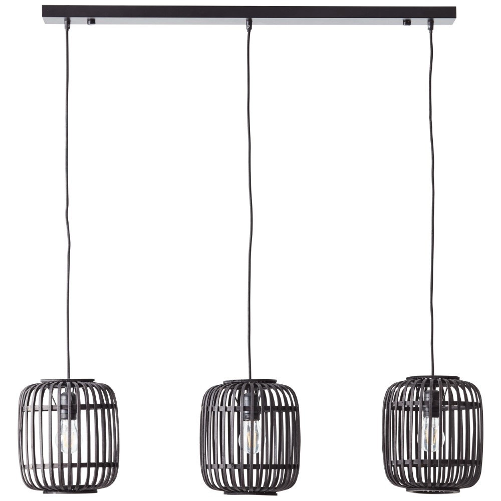 Hängelampe Woodrow rattan Brilliant 4004353377082
