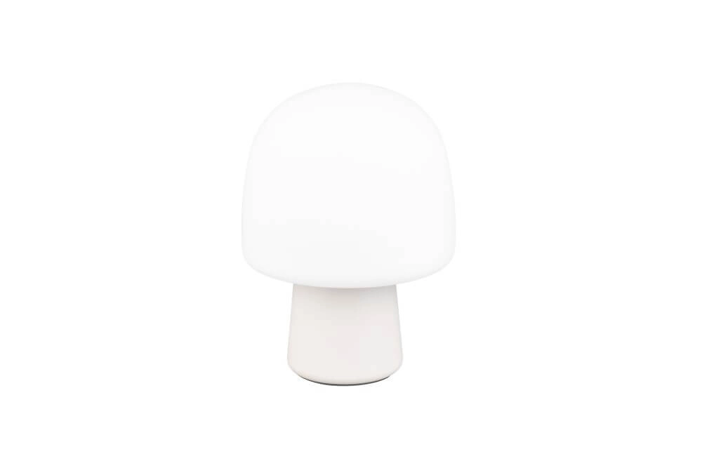 Pilz-Tischlampe Steen weißes Glas Trio 4017807616484