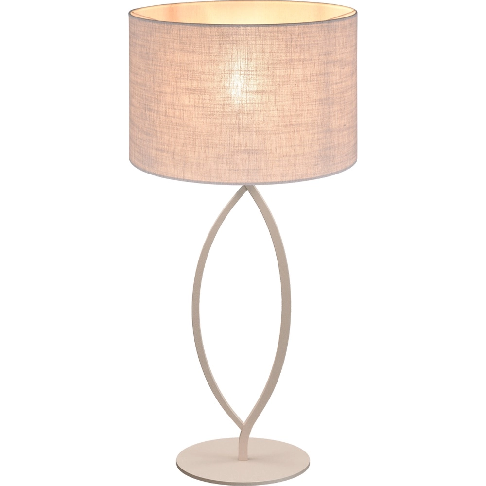 Tischlampe Terry Duno beige terra Ø 37cm
