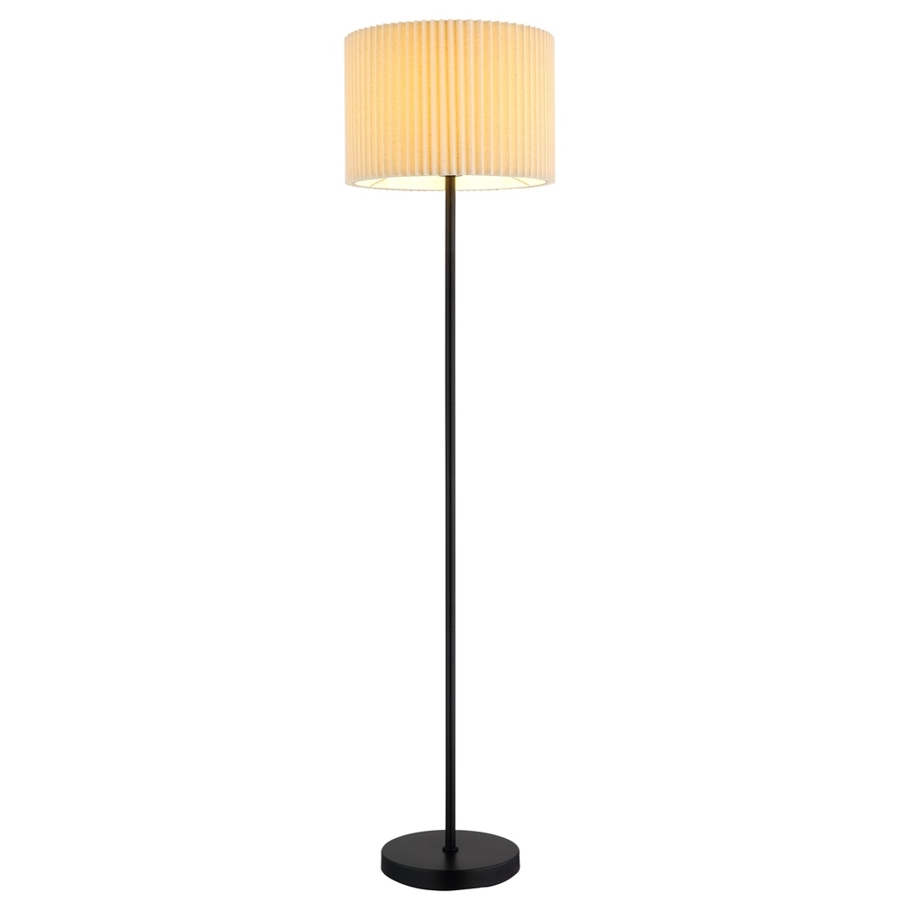 Stehlampe Page Ø 38 cm weiß mit Schwarz