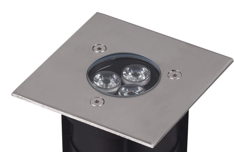 Quadratischer LED-Bodenstrahler Belaja Trio 4017807456600